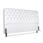 Cabeceira De Cama Box King 193 Cm Padua Larhome Corino Branco.