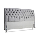 Cabeceira De Cama Box King 193 Cm Padua Larhome Suede Veludo