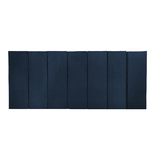 Cabeceira De Cama Box Modular Estofada 60x20cm Azul