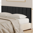 Cabeceira De Cama Box Modular Estofada 60x20cm Preto