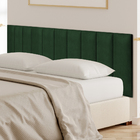 Cabeceira De Cama Box Modular Estofada 60x20cm Verde