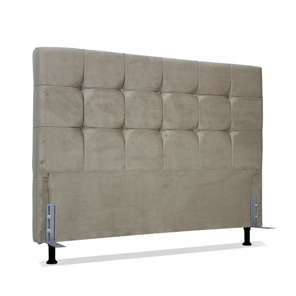 Cabeceira De Cama Box Queen 158 Cm Atlanta Larhome Suede Velu