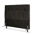 Cabeceira De Cama Box Queen 158 Cm Aurora Larhome Suede Velud