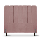 Cabeceira De Cama Box Queen 158 Cm Luna Larhome Suede Veludo