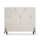 Cabeceira De Cama Box Queen 158 Cm Munique Larhome Suede Velu
