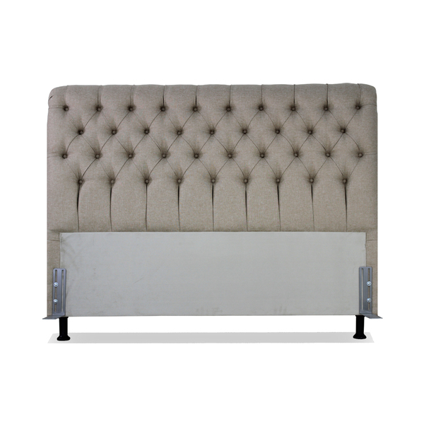 Cabeceira De Cama Box Queen 158 Cm Padua Larhome Linho Bege E