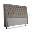 Cabeceira De Cama Box Queen 158 Cm Padua Larhome Linho Bege E