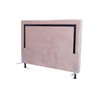 Cabeceira De Cama Box Queen 158 Cm Space Larhome Tecido Suede