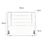 Cabeceira De Cama Box Queen 158 Cm Viena Larhome Suede Veludo