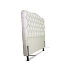 Cabeceira De Cama Box Queen 158cm Dunas Larhome Corino Bege