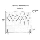 Cabeceira De Cama Box Queen 158cm Suede Varsóvia Bege