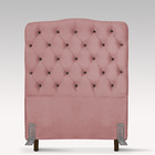 Cabeceira De Cama Box Solteiro 100 Cm Dunas Larhome Suede Vel