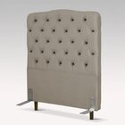 Cabeceira De Cama Box Solteiro 110 Cm Dunas Larhome Suede Vel