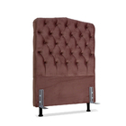 Cabeceira De Cama Box Solteiro 88 Cm Dunas Larhome Suede Velu