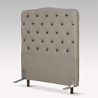 Cabeceira De Cama Box Solteiro 88 Cm Dunas Larhome Suede Velu