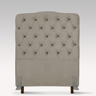 Cabeceira De Cama Box Solteiro 88 Cm Dunas Larhome Suede Velu