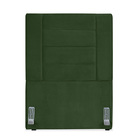 Cabeceira De Cama Box Solteiro 88 Cm Viena Larhome Suede Velu