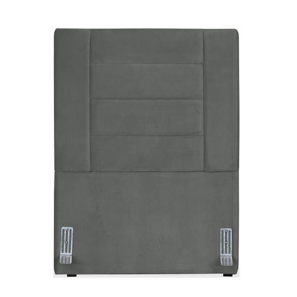 Cabeceira De Cama Box Solteiro 88 Cm Viena Larhome Suede Velu