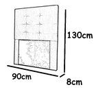 Cabeceira De Cama Box Solteiro Estofada Sida Bege