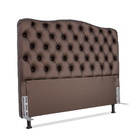 Cabeceira De Cama Box Viúva 128 Cm Dunas Larhome Corino Café.