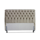 Cabeceira De Cama Box Viúva 128 Cm Padua Larhome Suede Veludo