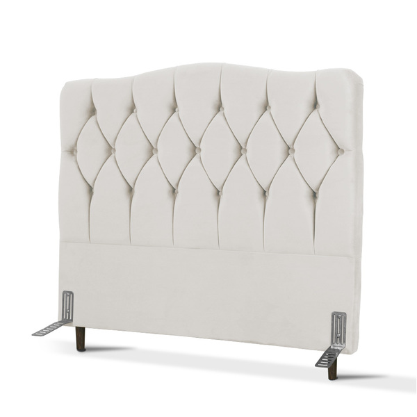 Cabeceira De Cama Box Viúva 128 Cm Varsóvia Curva Larhome Sue