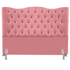 Cabeceira De Cama Casal Box King Size Estofada 1,95m Dunas Na