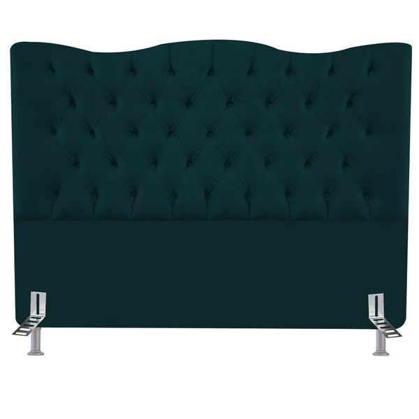 Cabeceira De Cama Casal Box King Size Estofada 1,95m Dunas Na