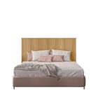 Cabeceira De Cama Casal Ripada 162cm Carvalho Sálvia Shop Jm