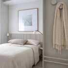 Cabeceira De Cama Casal Ripada – Cor Branca