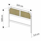 Cabeceira De Cama Com Palhinha Indiana No Tamanho Queen / Col