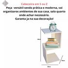 Cabeceira De Cama Em Mdf Sofisticado 60x25x25 Branco Tx