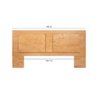 Cabeceira De Cama Extensível Casal/queen/king Bali - Nozes -