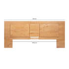 Cabeceira De Cama Extensível Casal/queen/king Bali - Nozes -