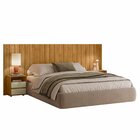 Cabeceira De Cama Extensível Com Mesa De Cabeceira Mdf Fiori