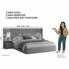 Cabeceira De Cama Extensível Com Mesa De Cabeceira Mdf Fiori