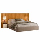 Cabeceira De Cama Extensível Com Mesa De Cabeceira Mdf Fiori