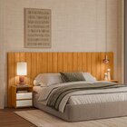 Cabeceira De Cama Extensível Com Mesa De Cabeceira Mdf Fiori