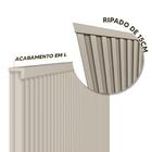 Cabeceira De Cama Queen Ripada 162cm Off White Sândalo Shop Jm