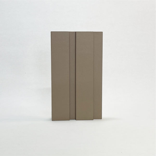 Cabeceira de Cama Ripada Solteiro  – Cor Sépia Fendi