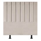 Cabeceira De Cama Solteiro Box 100 Cm Karla Suede Bege