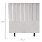 Cabeceira De Cama Solteiro Box Estofada 100 Cm Karla Carla Ve