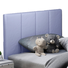 Cabeceira De Cama Solteiro Yasmim Azul Branco 90cm