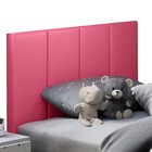 Cabeceira De Cama Solteiro Yasmim Corino Rosa 90cm