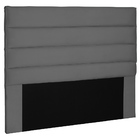 Cabeceira De Casal 140 Cm Italy Veludo Cinza - Nexta Casa