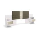 Cabeceira De Casal Com Criado Mudo Para Colchão De 138 E 158