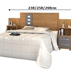 Cabeceira De Casal Flórida Freijó/cinza - Vitamov