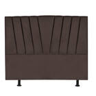 Cabeceira De Casal King Bélgica 195cm Marrom