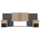 Cabeceira De Casal King Petra Avena Grafito Demartez