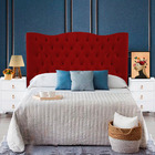 Cabeceira De Casal Para Cama Box Padrão Estofada Capitone 140